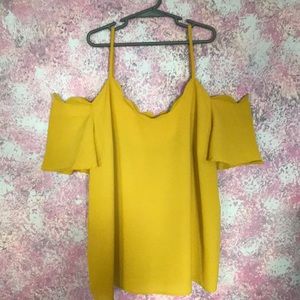 Bright yellow top